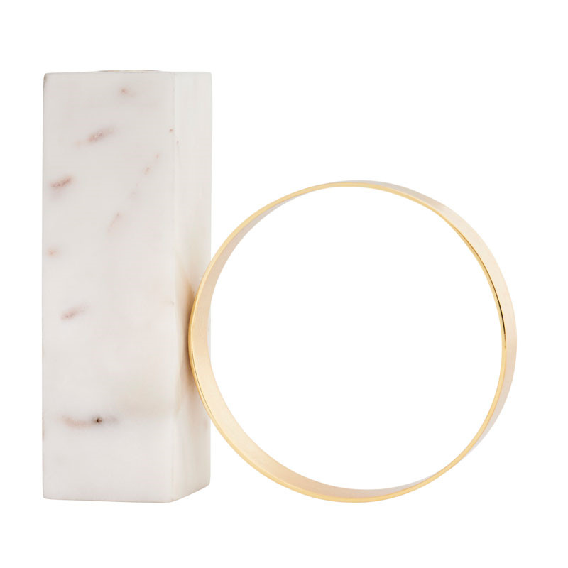 Oyoy Tangent Candleholder High White