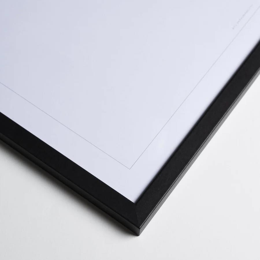 Poster & Frame Black Wood Frame A5