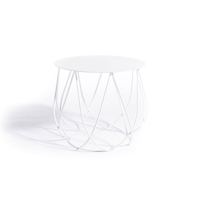 Skargaarden Resö Lounge Table Crossed Bars White