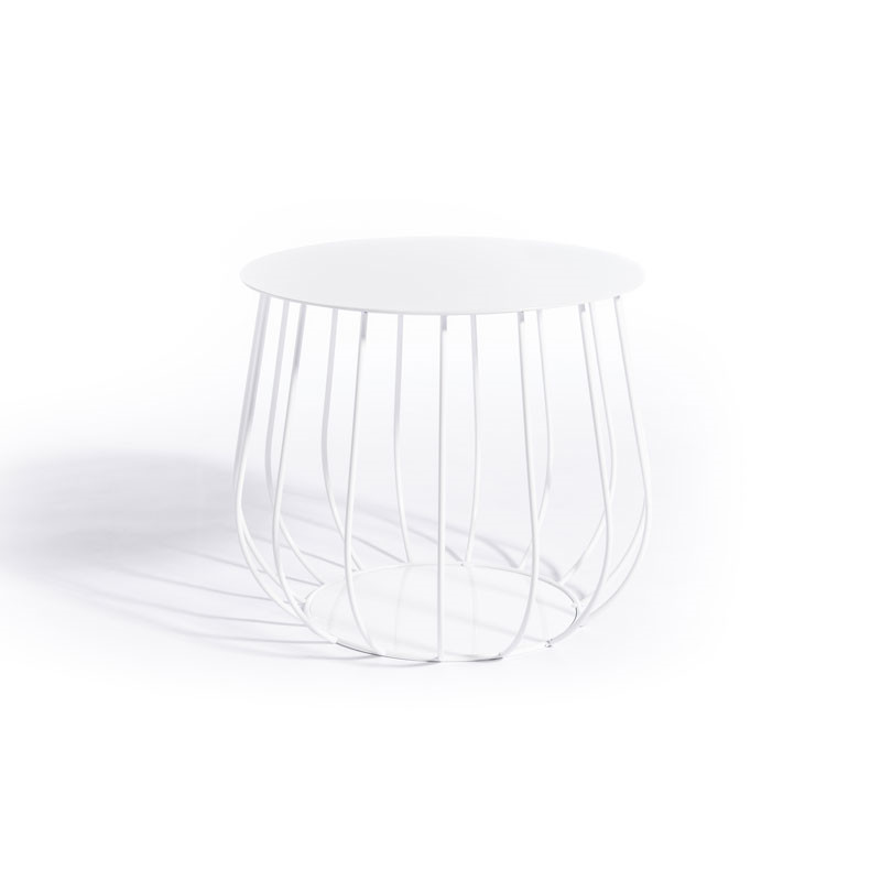 Skargaarden Resö Lounge Table Straight Bars White Designermøbler Til Hele Hjemmet