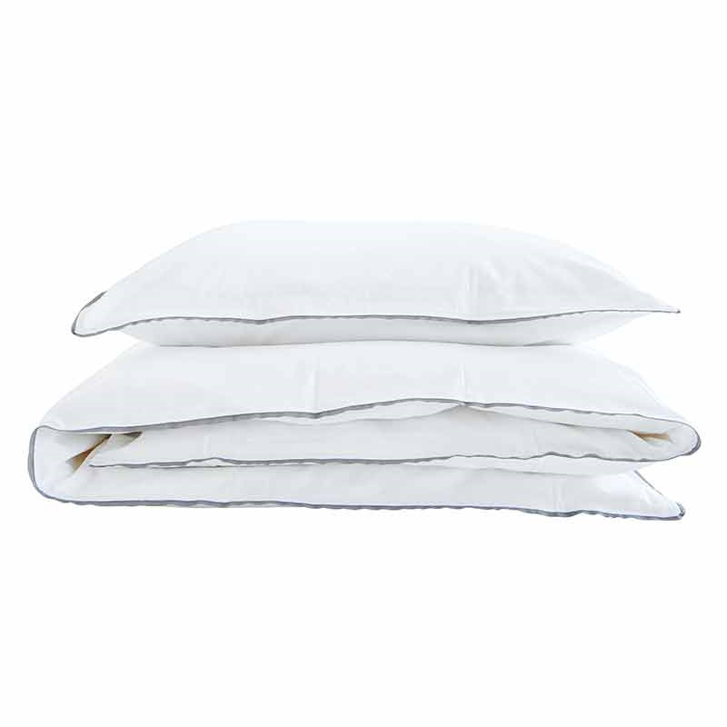 Semibasic Semibasic A Bed Linen White/Grey Gaveideer Til Enhver Anledning