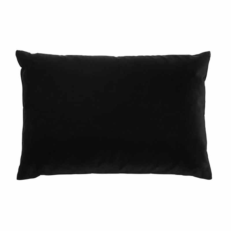 Semibasic Semibasic Lush Velour Cushion Black Ink 40 X 60 Gaveideer Til Enhver Anledning