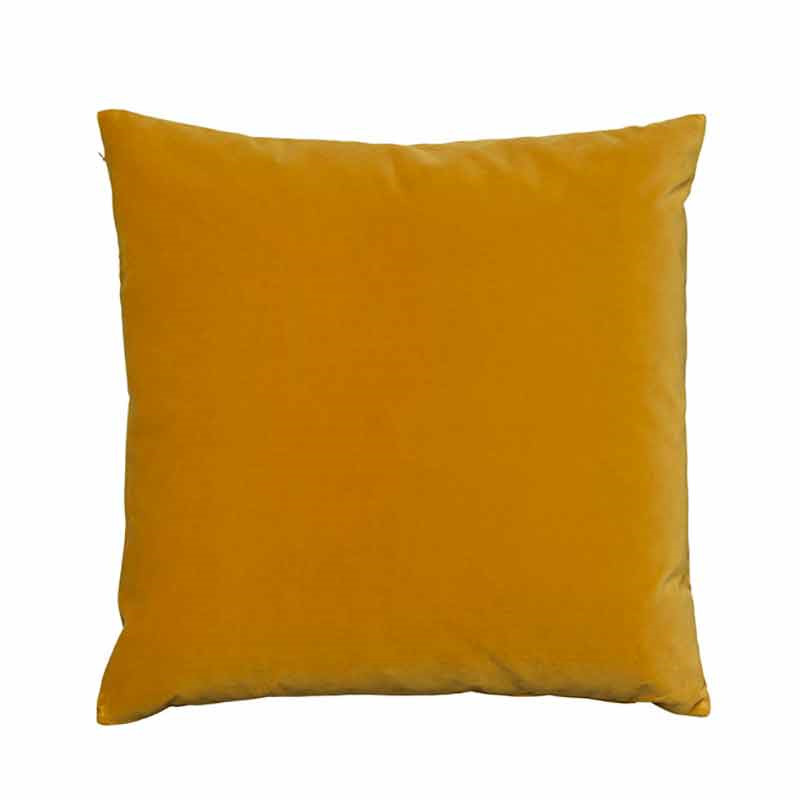 Semibasic Lush Velour Cushion Ochre 45 X 45