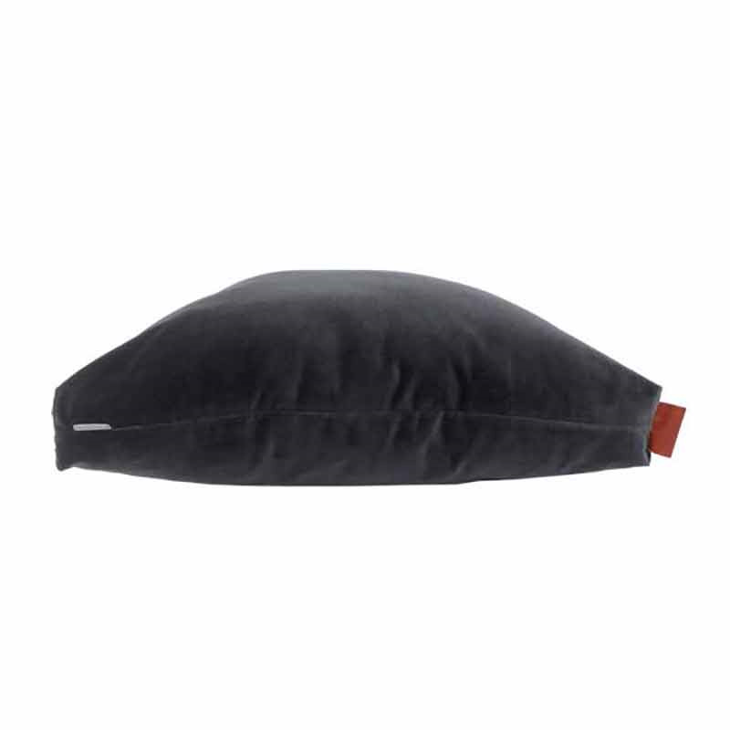 Semibasic Puf Velour Cushion Grey