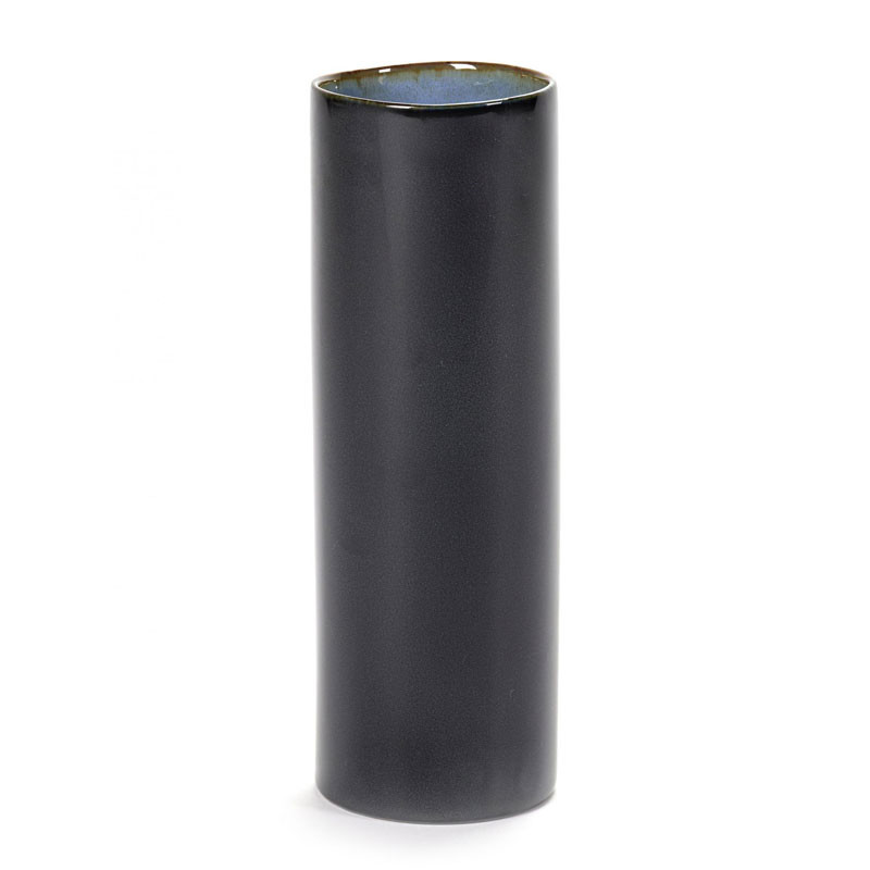Serax Anita Tube Vase Dark Blue Dekoration Til Hjemmet