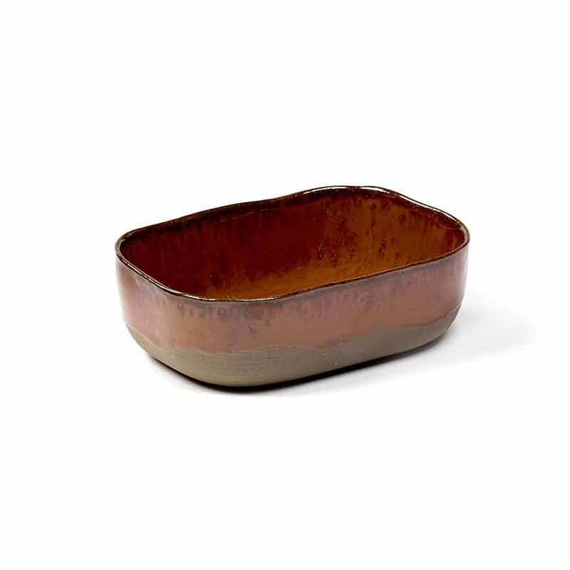Serax Merci Extra Deep Plate No. 6 M Ocre/Brown Gaveideer Til Enhver Anledning