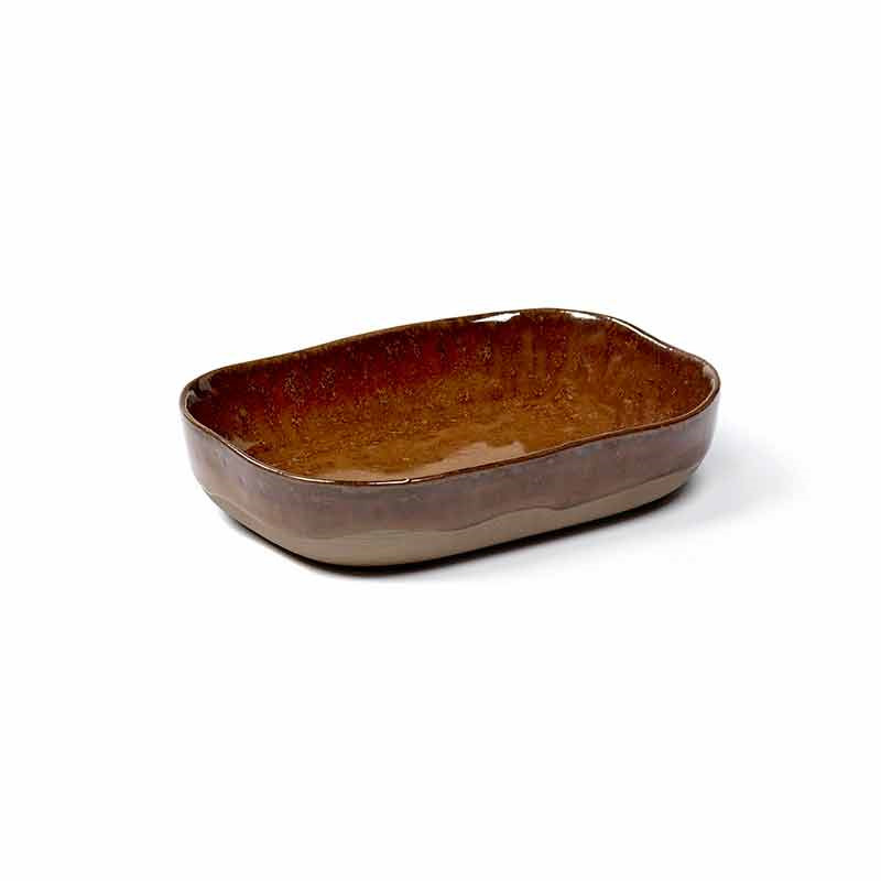 Serax Merci Deep Plate No. 7 M Ocre/Brown