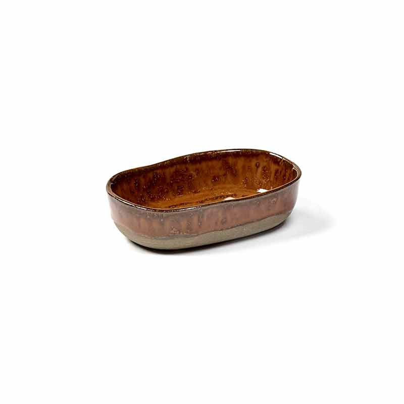 Serax Merci Deep Plate No. 8 S Ocre/Brown