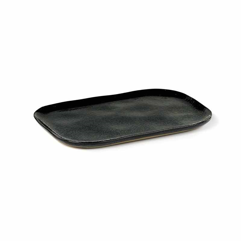 Serax Merci Rectangular Plate No. 2 L Dark Blue
