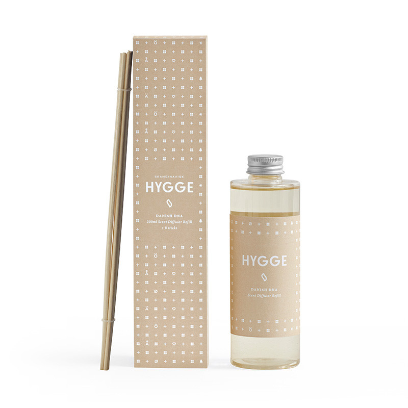 Skandinavisk Hygge Diffuser Refill Skønne Livsstilsprodukter - Delikatesser, Velvære, Lyd & Bøger