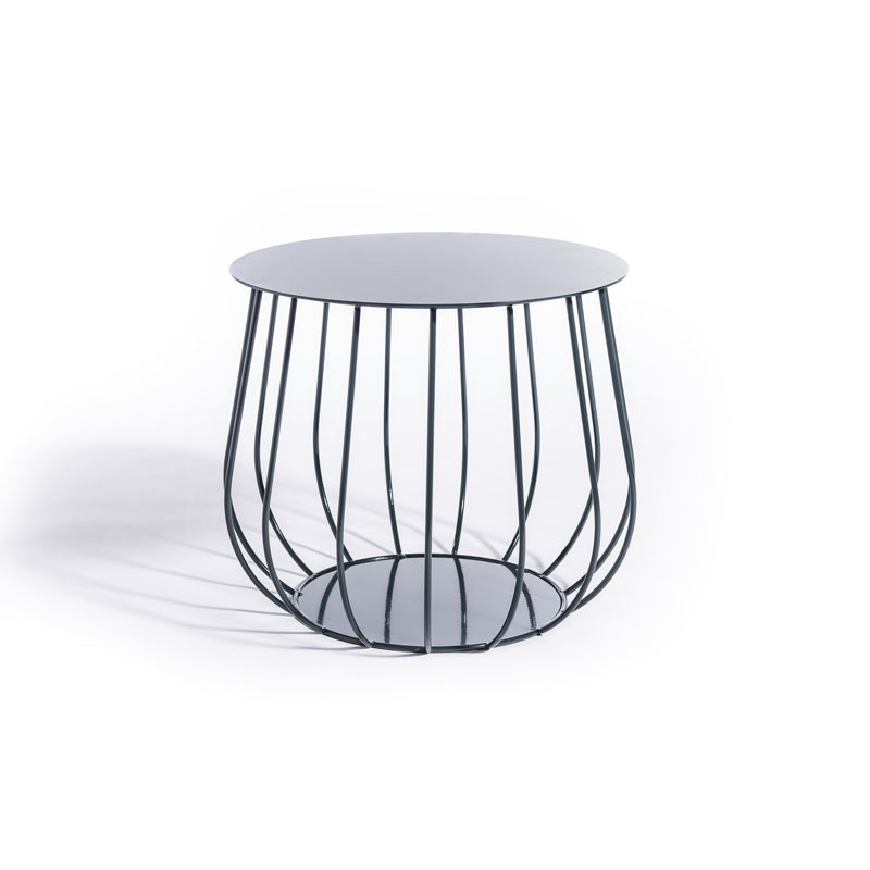 Skargaarden Resö Lounge Table Straight Bars Charcoal Grey Skargaarden Resö Lounge Table Straight Bars Charcoal Grey