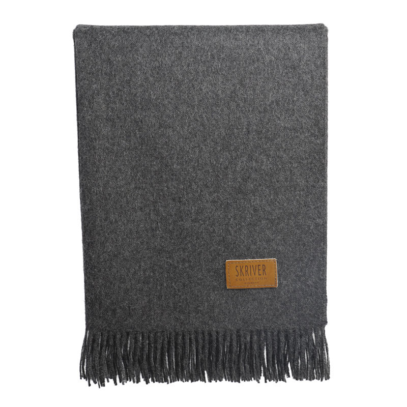 Skriver Collection Skriver Collection Baby Alpaca Plaid Grey Vilde Påsketilbud