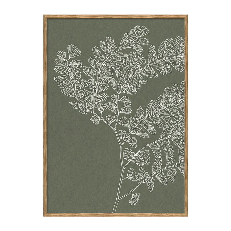 The Dybdahl Co. The Dybdahl Co. Ferns #7215 Plakat Dekoration Til Hjemmet