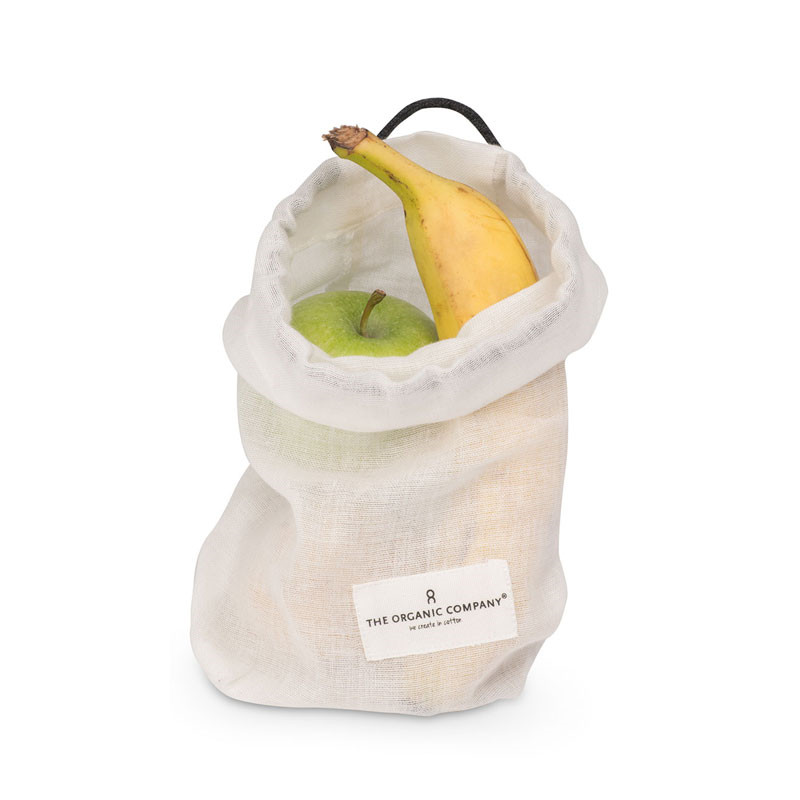 The Organic Company Food Bag Natural White Small Bløde Tekstiler Til Hele Hjemmet
