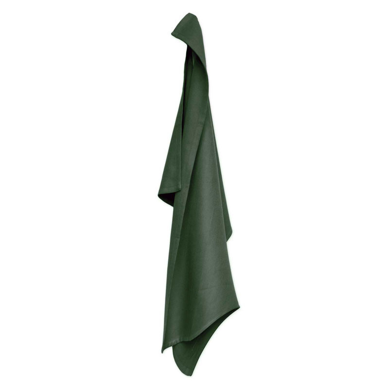 The Organic Company Kitchen Towel Dark Green Bløde Tekstiler Til Hele Hjemmet