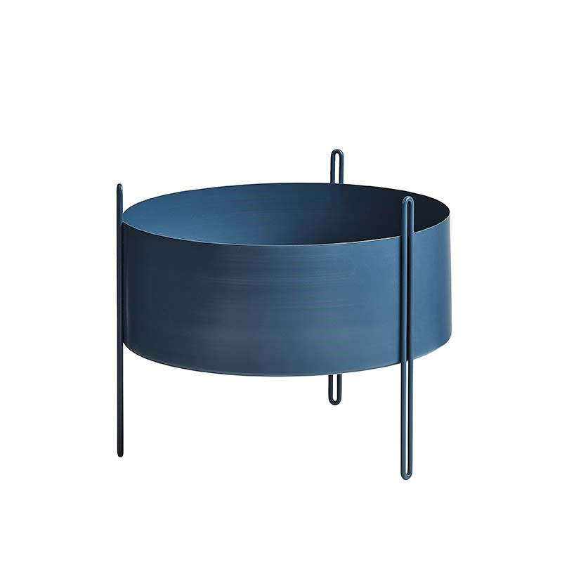 Woud Woud Pidestall Flower Pot Blue Medium Gaveideer Til Enhver Anledning