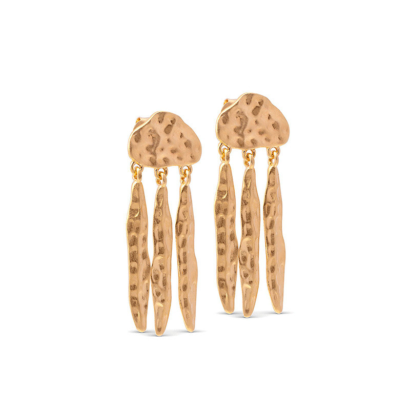 Enamel Copenhagen Unni Earrings Gold-Plated