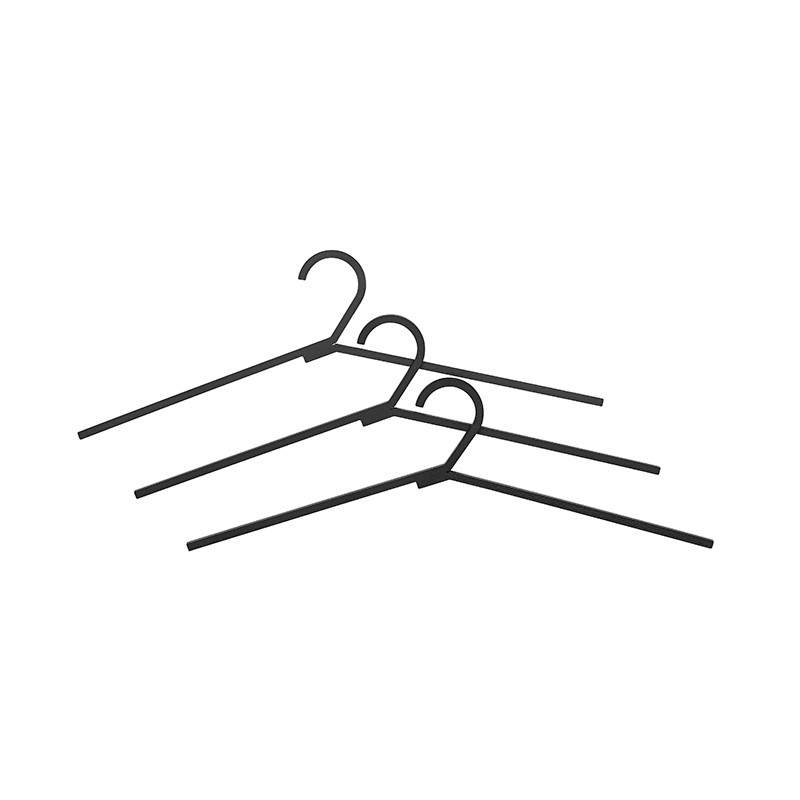 HAY Soft Coat Hangers - 4 Pack Black