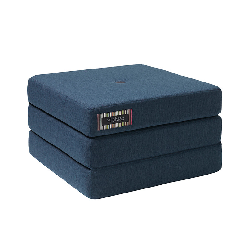 By Klipklap 3 Fold Single Dark Blue W. Black Til Børn