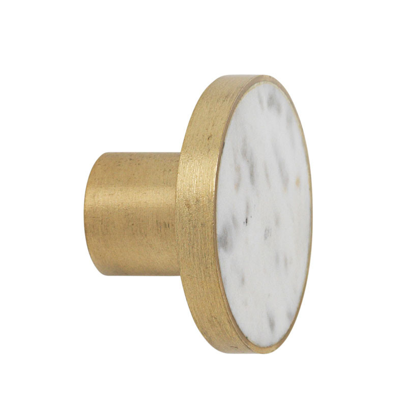 Ferm Living Stone Hook White Marble Large