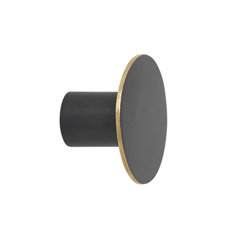 Ferm Living Ferm Living Hook Black Brass Small Dekoration Til Hjemmet