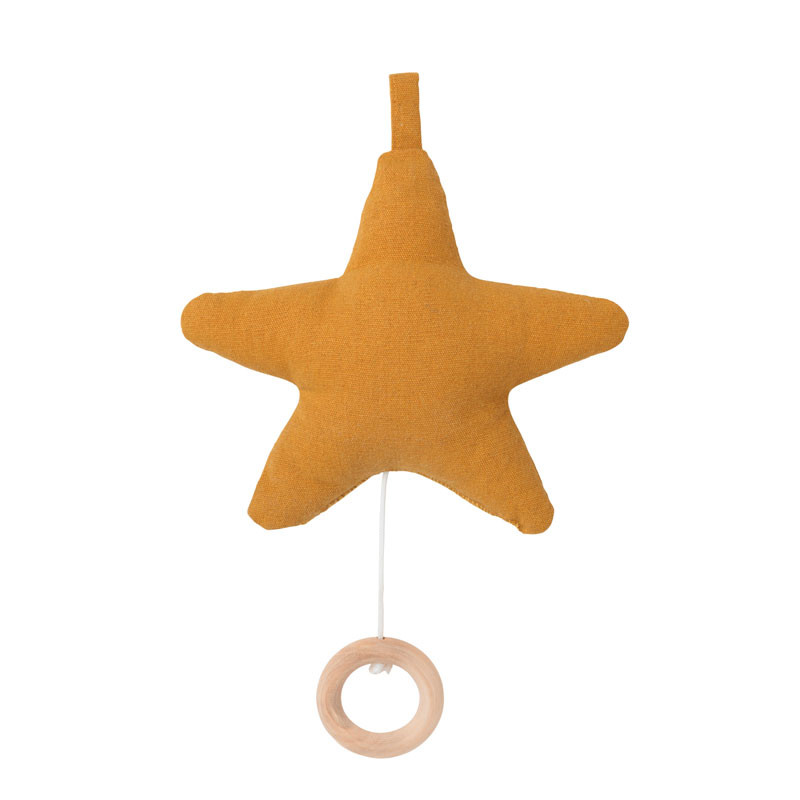 Ferm Living Star Music Mobile Mustard