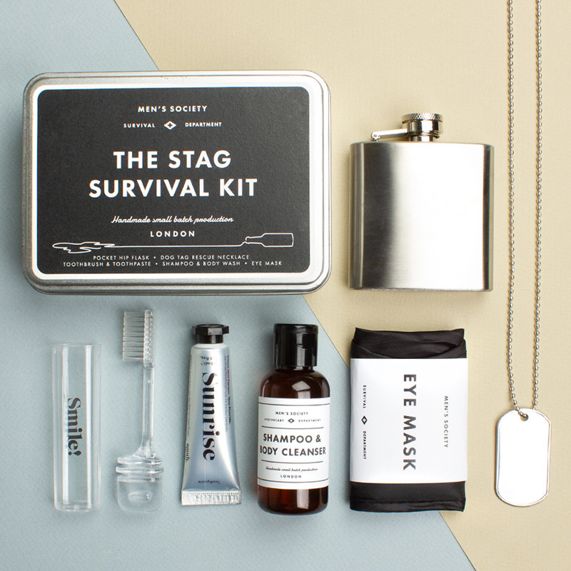 Men'S Society Men'S Society The Stag Survival Kit Gaveideer Til Enhver Anledning