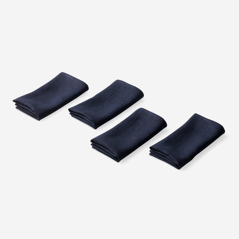 Vipp 125 Cloth Napkin Blue 4 Stk Bløde Tekstiler Til Hele Hjemmet
