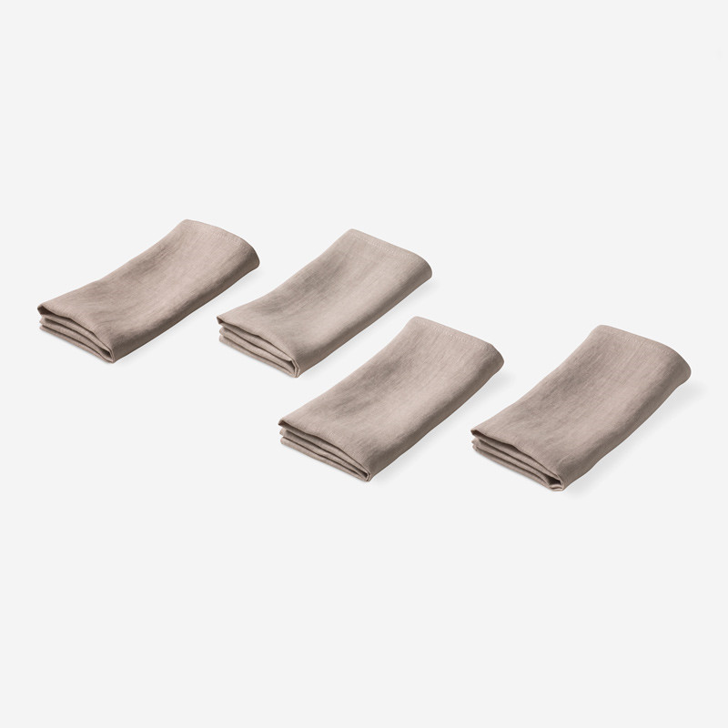 Vipp 125 Cloth Napkin Creme 4 Stk Bløde Tekstiler Til Hele Hjemmet