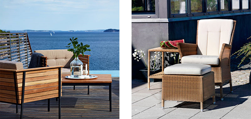 Udendørs lounge » inspiration til lounge møbler » livingshop.dk Lounge møbler