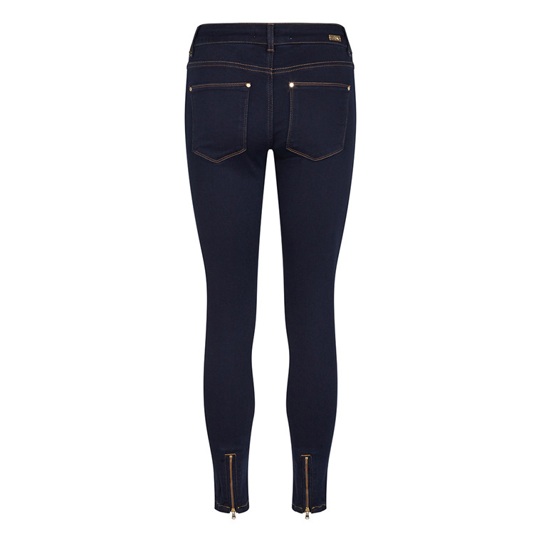 Victoria 7/8 Silk blå jeans - Mos Mosh 