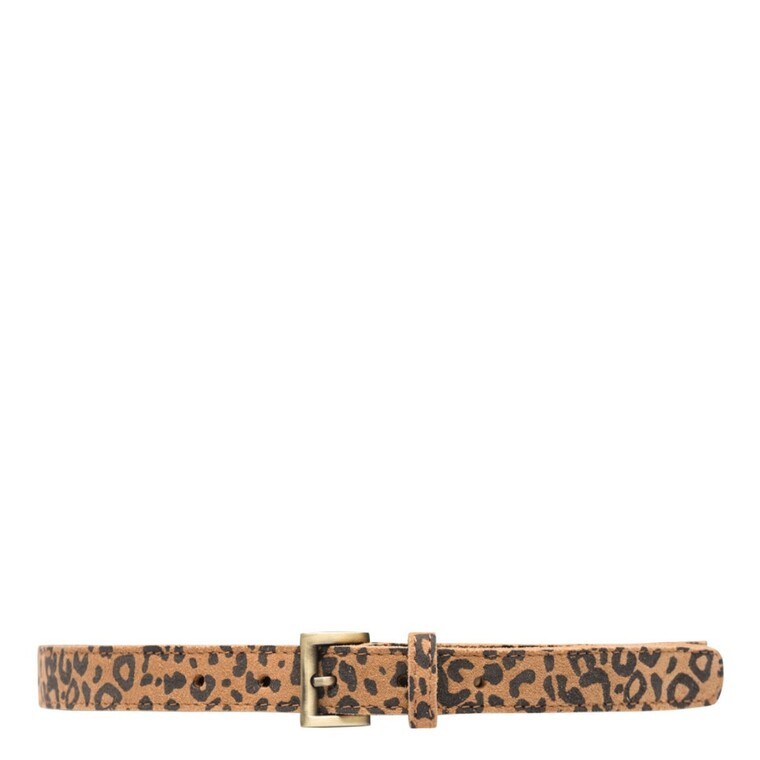 Depeche Bælte - 16380 Jeans Bælte i Brun Leopard