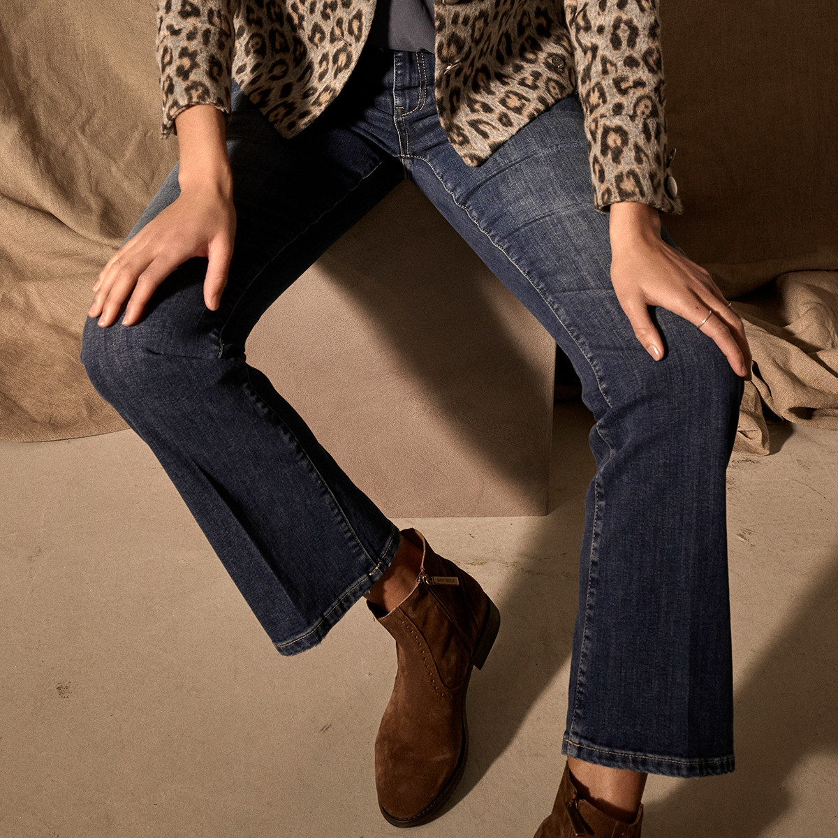 Forsvinde binde Saks Regina Cover blue denim jeans - Mos Mosh | Rikke Solberg