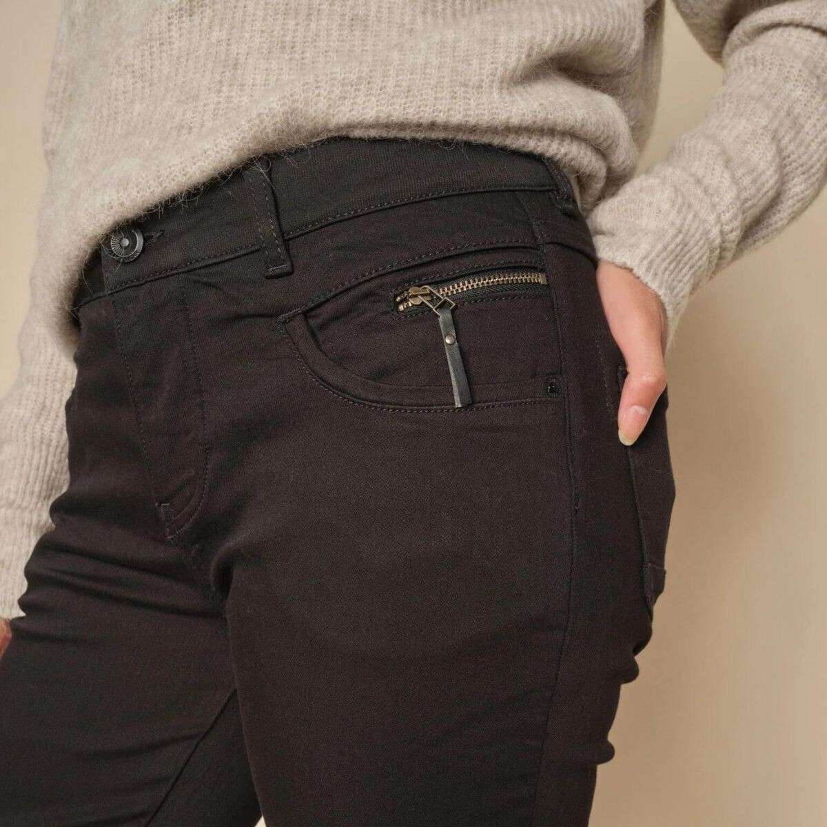 MOS MOSH Carla Naomi Deluxe Jeans Hvid