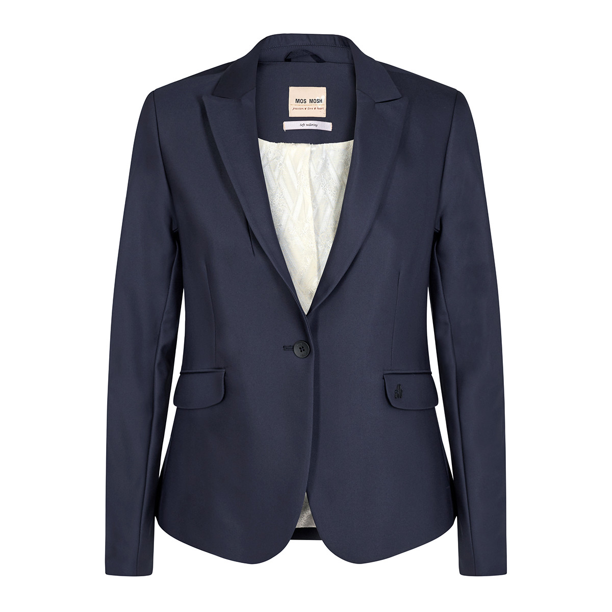 MOS MOSH Blake Chec Blazer Crown Blue main image 0