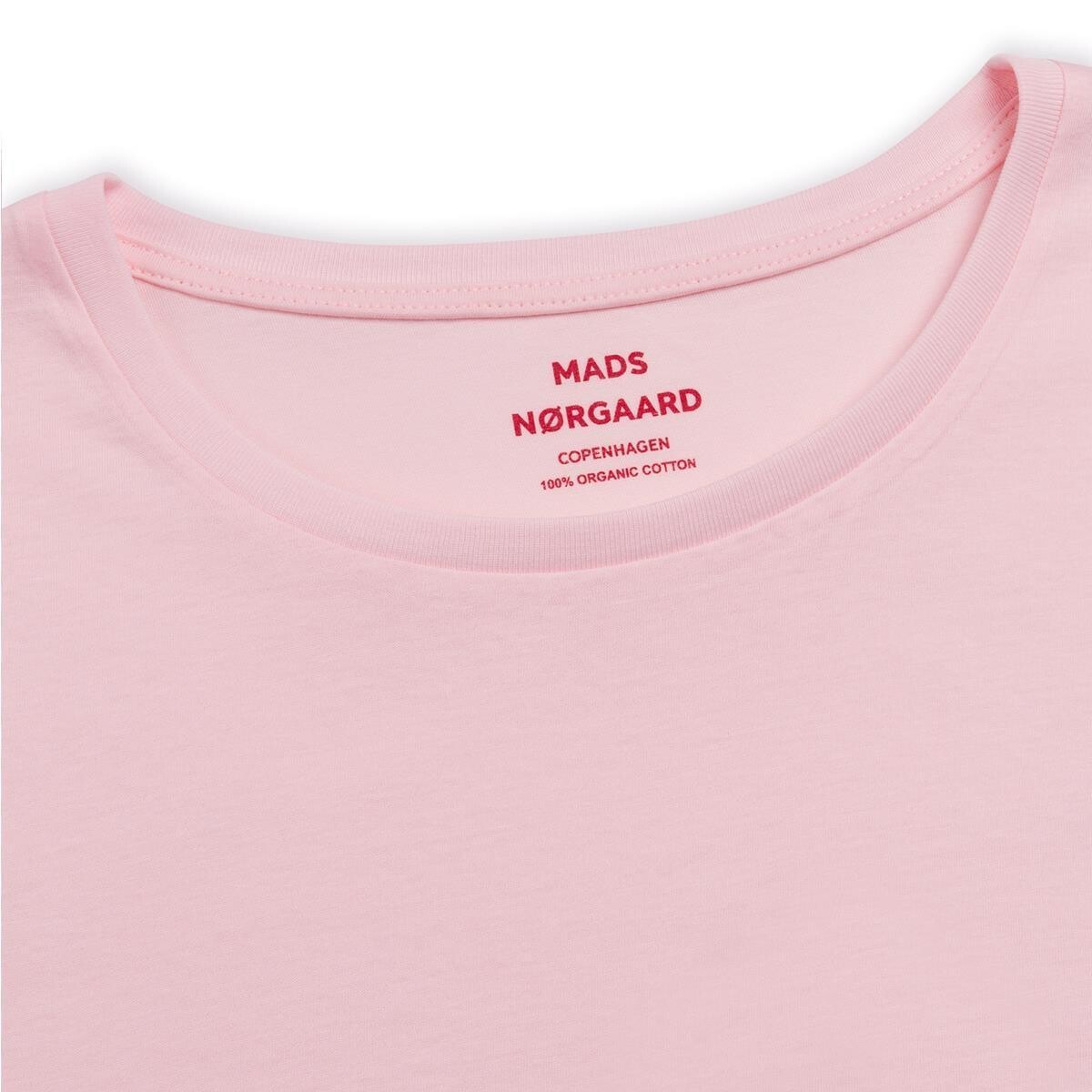 Teasy Organic sart lyserød t-shirt - Mads Nørgaard | Solberg