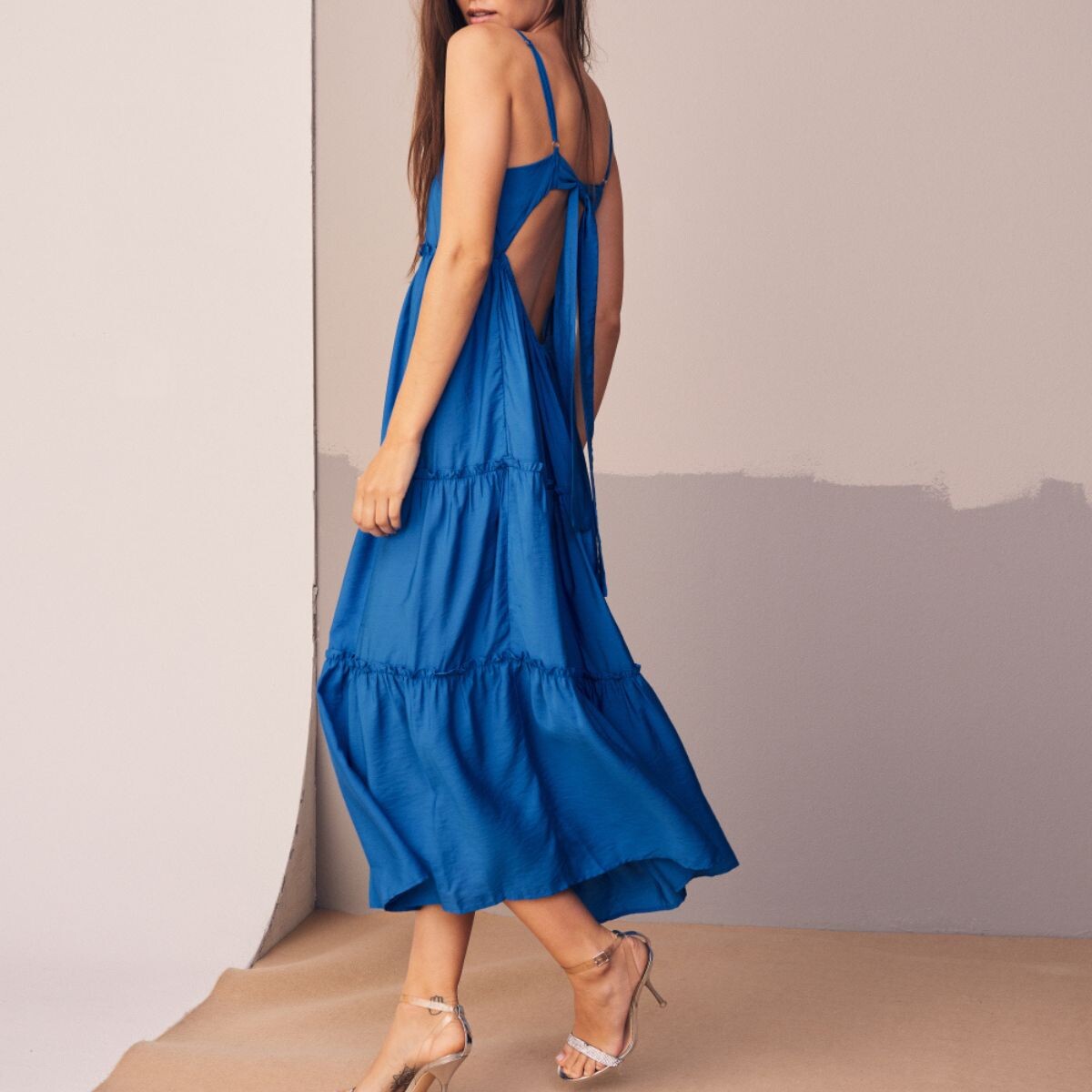 Callum Open Back Klar Blå kjole - Co'couture | Solberg