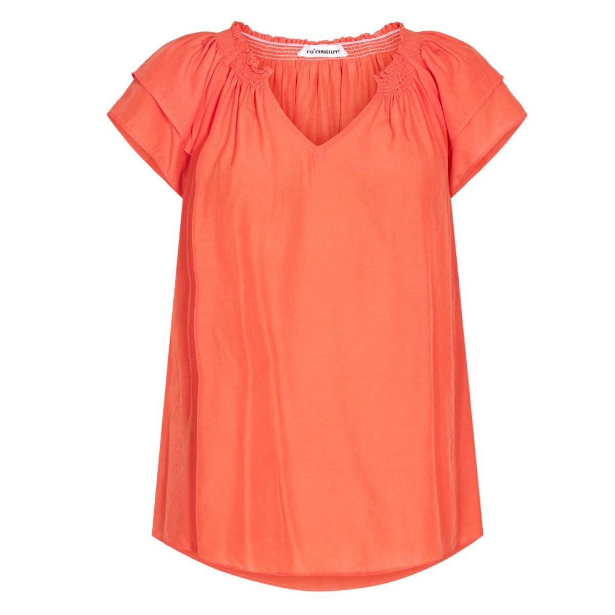 Orange Rød top - Co'couture | Rikke Solberg