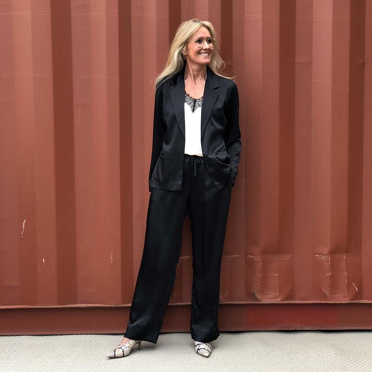 Karmamia - Garcia Pants - Black Rich Satin