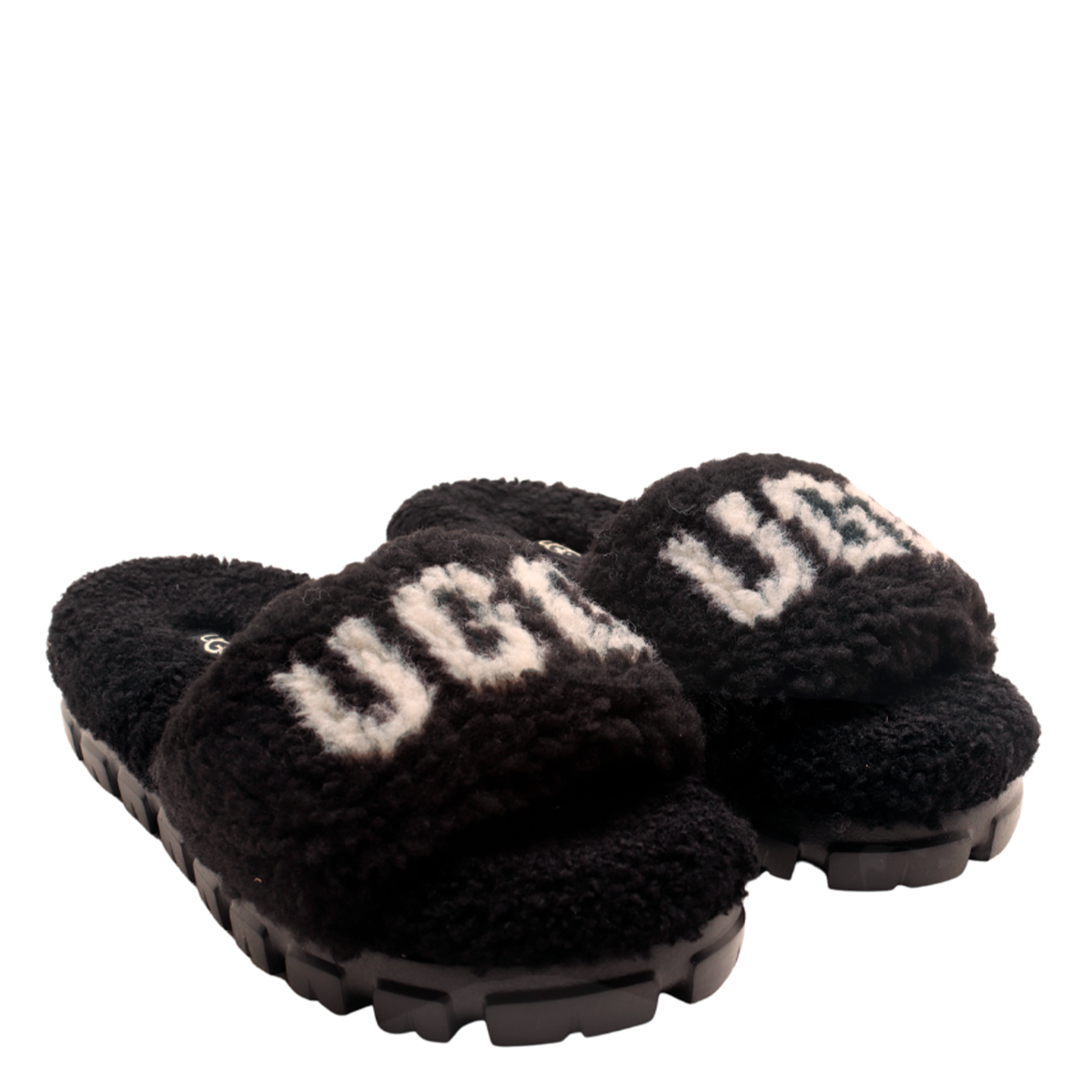 Pjece onsdag antage Cozetta Curly Graphic sorte slippers - Ugg | Rikke Solberg