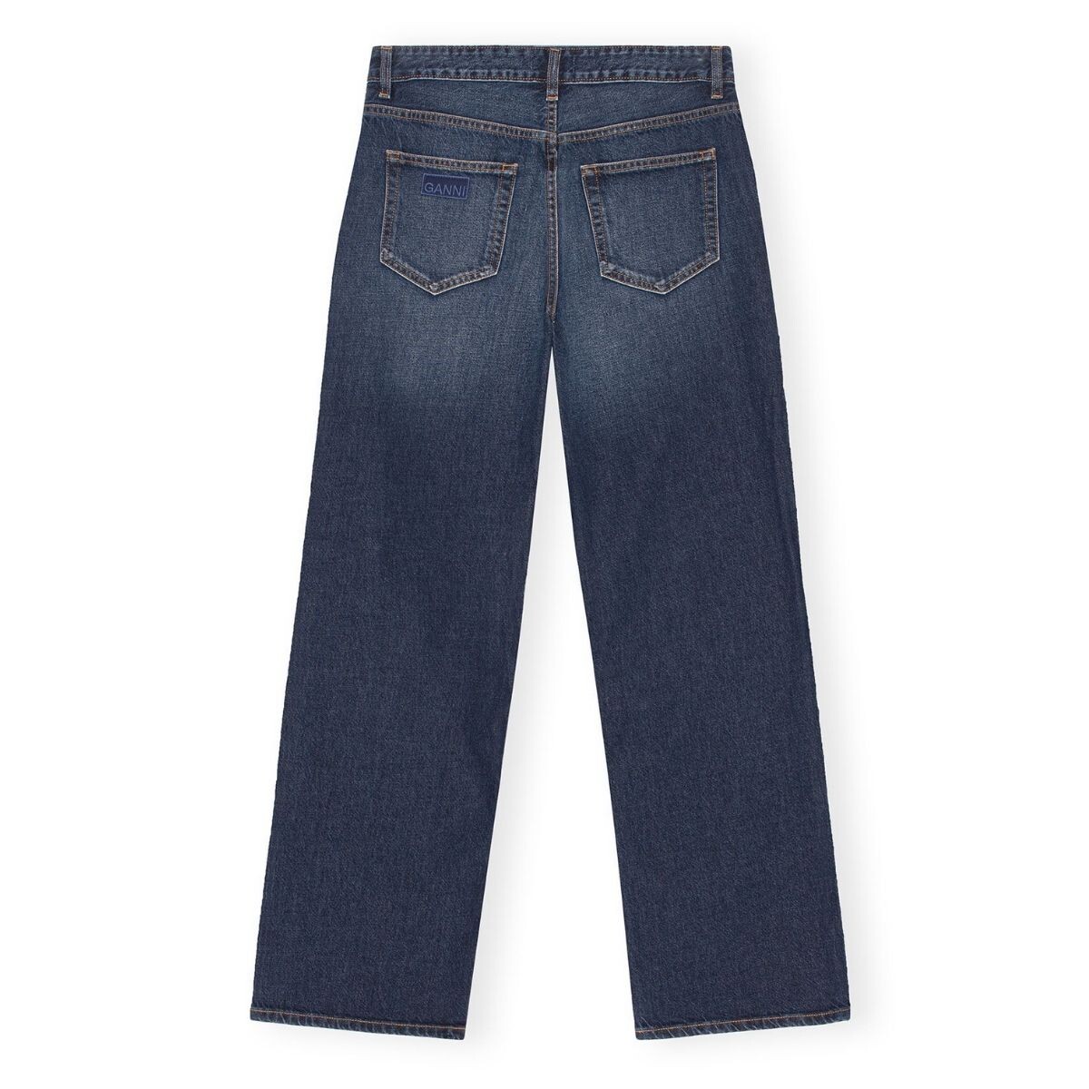 GANNI｜JEANS (DARK BLUE IZEY JEANS (J1638 569)) Dark Blue Vintage Dark Blue Izey Jeans | GANNI BE