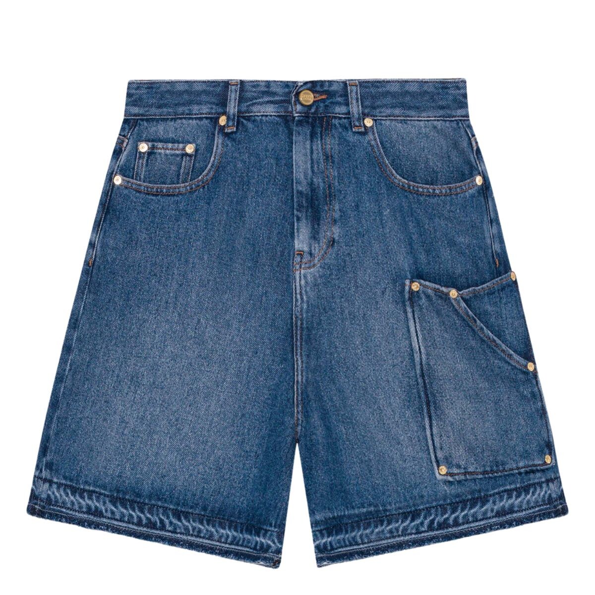ショートパンツ GANNI Woman Short Blue J1702 567 GANNI Woman Short Blue J1702 567 ボトムス（レディース）