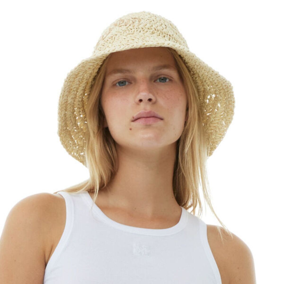 A5823 sand hat Ganni Rikke Solberg