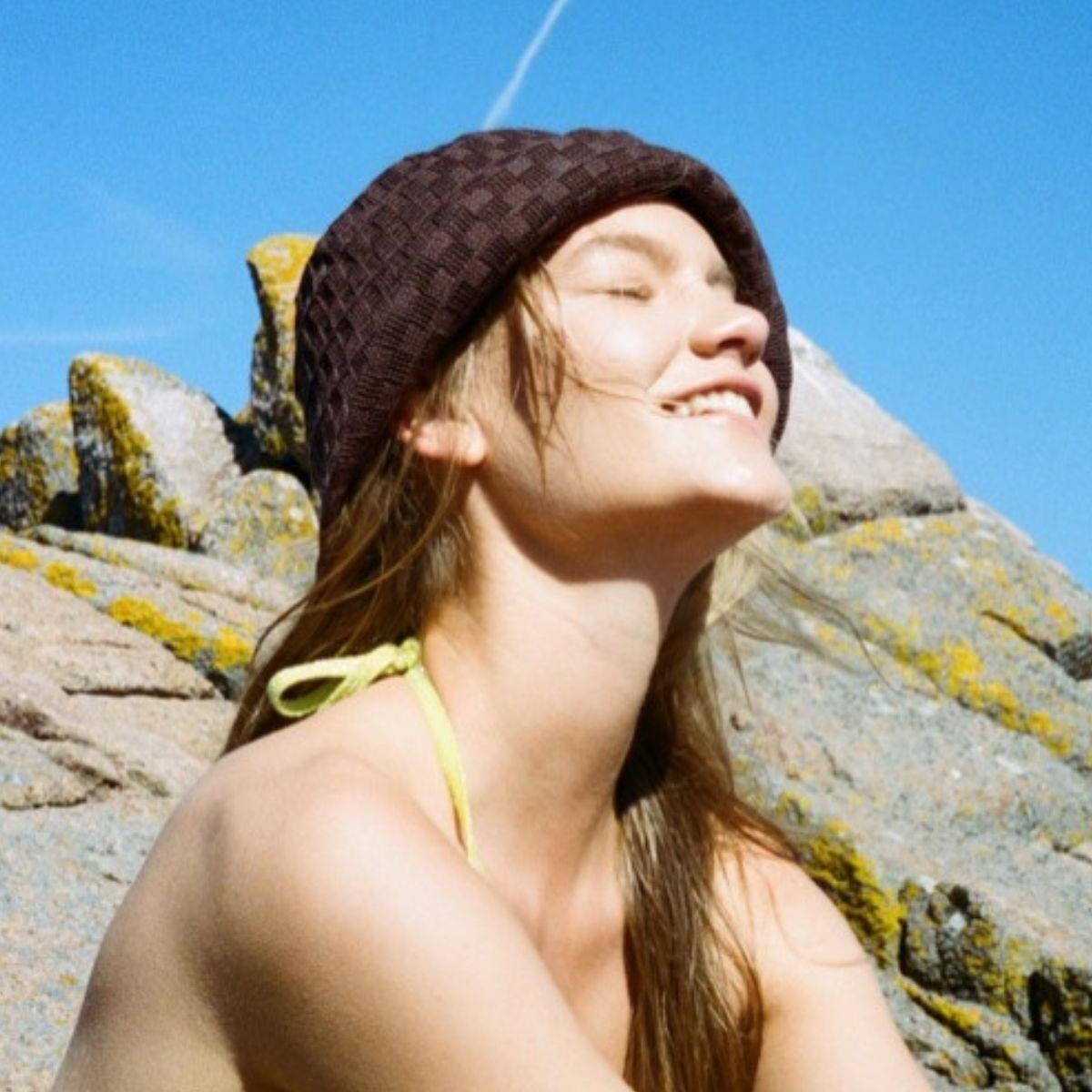 BECK SÖNDERGAARD Quilta Bucket Hat Khaki Green