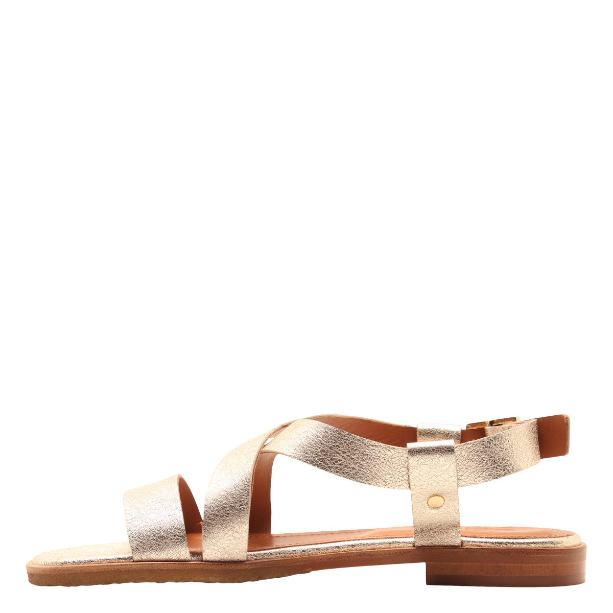 A1630 guld sandaler Billi | Rikke Solberg