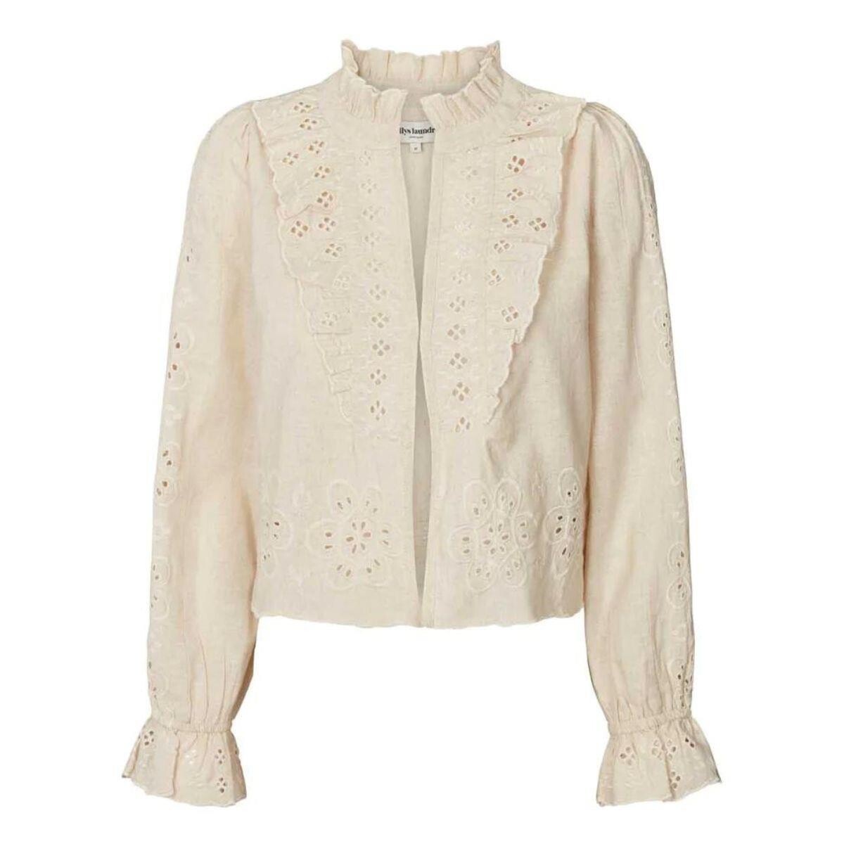 Lollys Laundry Strømper - RyleeLL Strømper i Creme-Rød main image 0