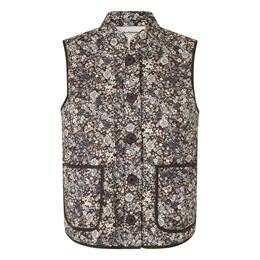 Lollys Laundry Cairo  Quilted Vest - Black