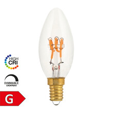 e3light LED Vintage B35 E14 Spiral, Dimmable