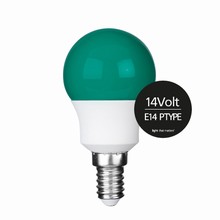 e3 LED P45B STD 0,3W 14V GREEN E14