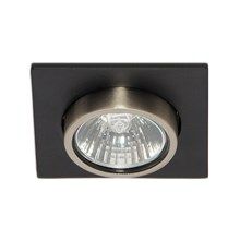 Daxtor Quattro 85x85 PIPE Black Pearl downlight, incl. GU10 230V Housing